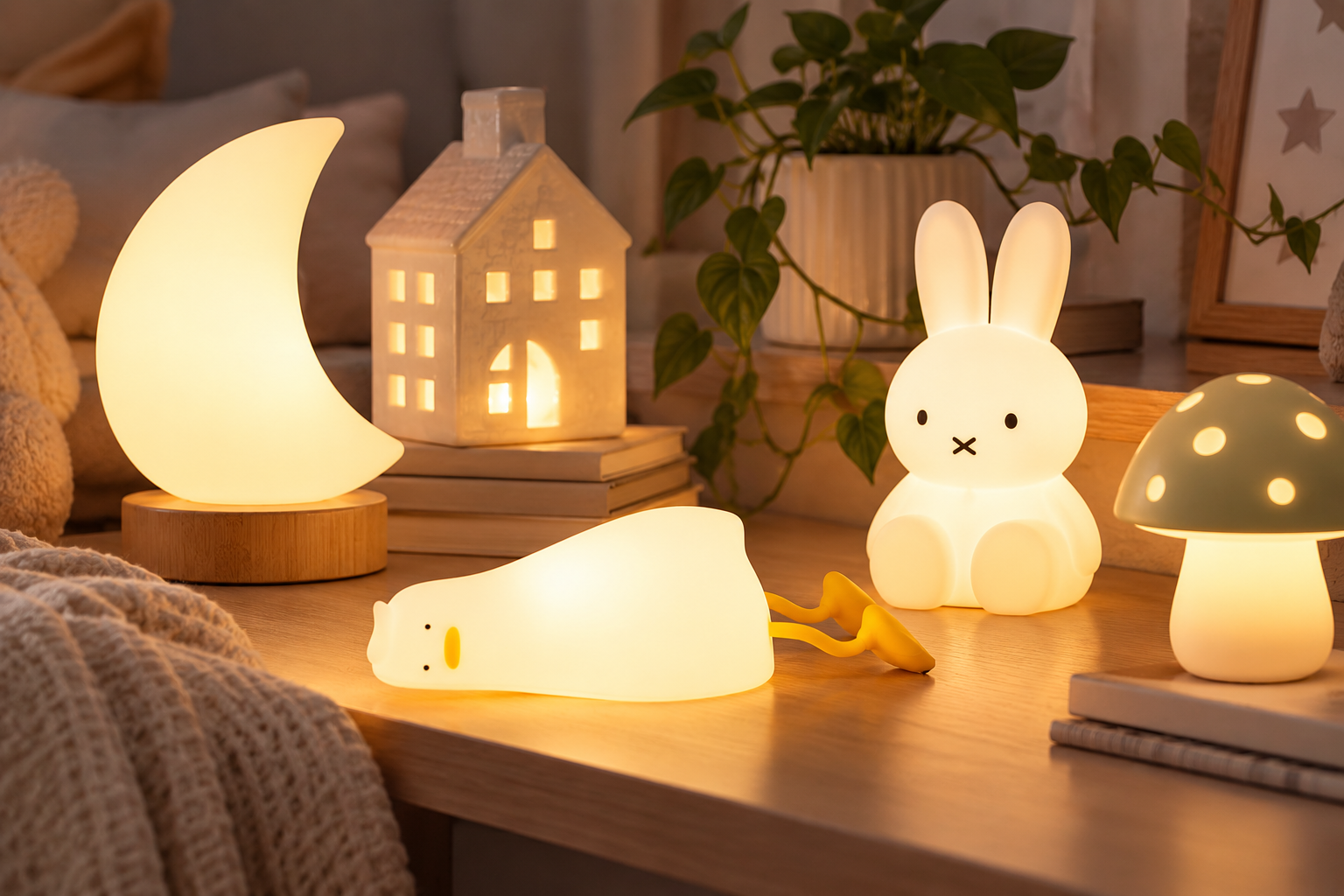 Lampade da notte e luci decorative per casa e cameretta