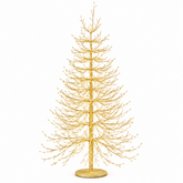 Albero LED Faggio Luminoso Oro H 150 cm EDG Enzo De Gasperi con 1440 MicroLED luce calda