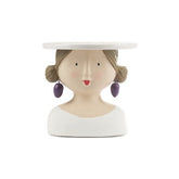 Alzata porta torta Lady Susine| Alzatina per torte a forma di testa di donna - 2212924