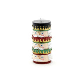 Candela Soldatino Tre Strati H17 X Ø9 | Candele natalizie EDG - 613841