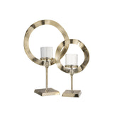 Portacandela Cerchio Oro : Portacandela di design - CONFIG0070