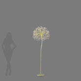 Decoro Tarassaco Rich Oro EDG Enzo De Gasperi H 180 cm Ø 50 cm con 912 MicroLED a luce calda