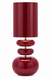Lampada da Tavolo Strati Bordeaux EDG Enzo De Gasperi H 67 × Ø 25 cm