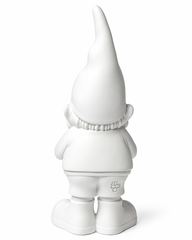 Nano Lover White H29 cm – Gnomo Decorativo con Cuore Rosso