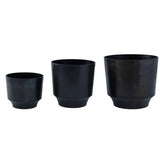 Carb - Portavaso in alluminio nero - CONFIG0308