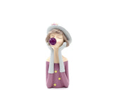 Scultura Mezzo Busto Donna con Palloncino Chewing Gum LED - YCY-Z013-LED