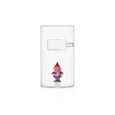 Tealight Christmas Tales Ichendorf Milano con Babbo Natale e regalo azzurro