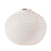 Vaso Beaded White H5 | Vasi di design in Gres smaltato - 4914377