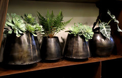 Vaso industrial: vasi metallo vintage - CONFIG0119