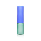 Vaso Bamboo colore Blu - Verde H30 | Vasi in Vetro Ichendorf Milano - 09367201