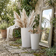 Vaso Glaze Bianco in Ceramica Liscia EDG Enzo De Gasperi