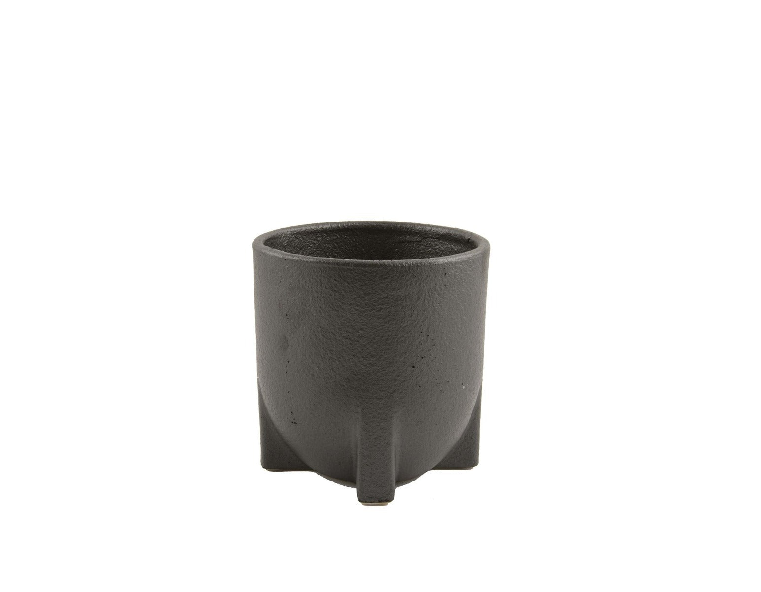 Vaso nero di terracotta Humble H17: vasi design D&M - AAR5642ZW