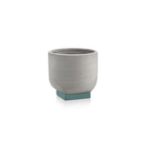 Vaso Design Rosamar 02 Grigio/Turchese Kris Van Assche Serax - Gres e Cemento