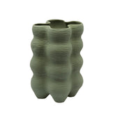 Vaso Forme Tripode Verde Scuro H33 D23 Design EDG - Enzo De Gasperi