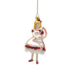 Addobbo da Appendere Alice nel Paese delle Meraviglie H14 cm – Vetro – EDG Enzo De Gasperi