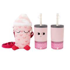 Asobu Lulu the Buzz Fuzzie – Tazza Termica 360 ml con Peluche e Tracolla