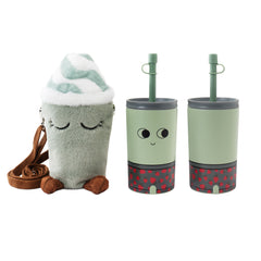 Asobu Mimi the Buzz Fuzzie – Tazza Termica 360 ml con Peluche e Tracolla