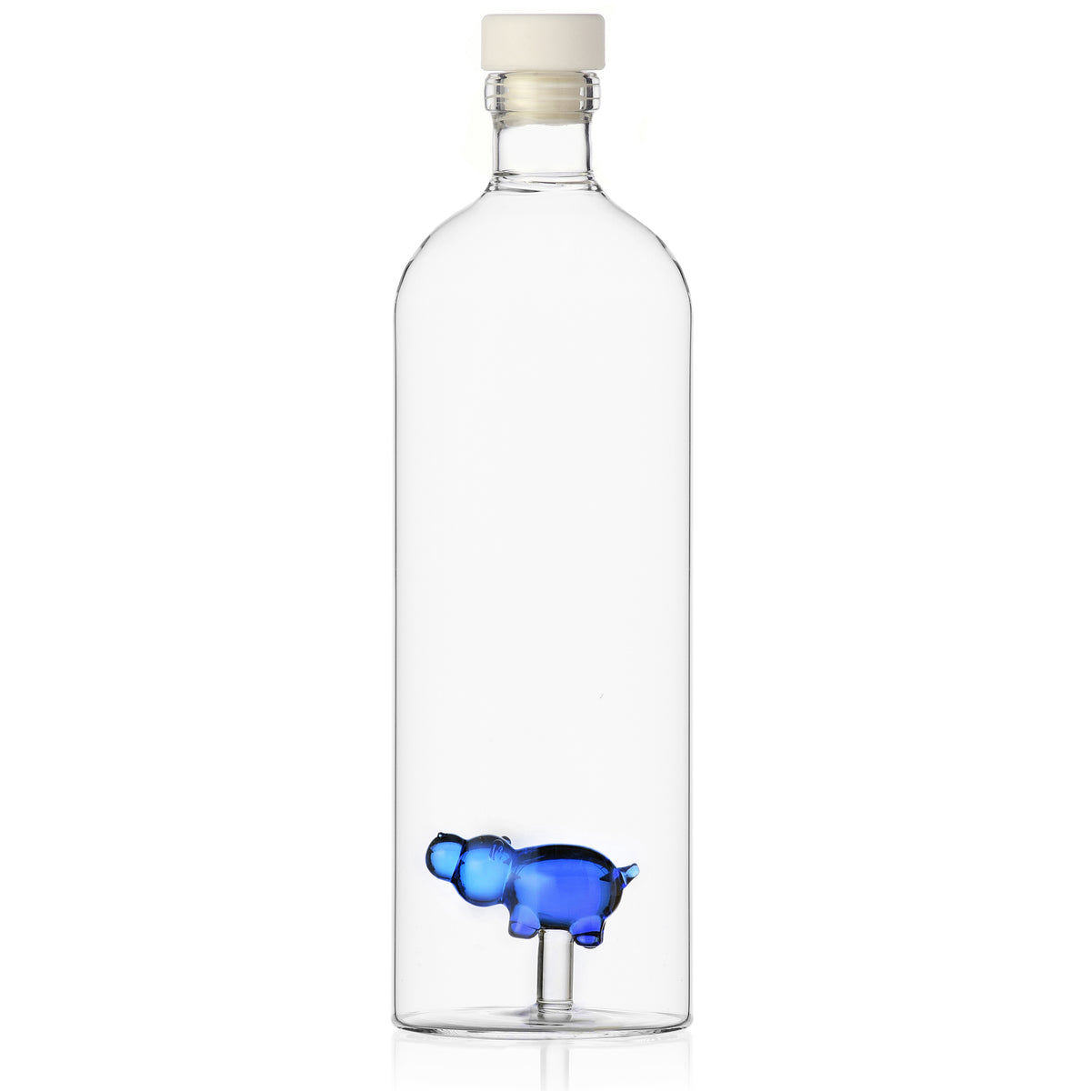 Bottiglia Ippopotamo Blu – Collezione Animal Farm | Ichendorf Milano