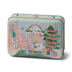 Candela profumata Paddywax Christmas Livingroom Cachi e Castagna