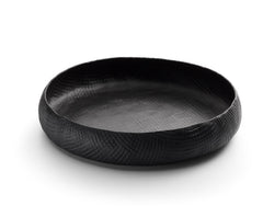 Ciotola Outback Tonda | Ciotole di design in alluminio nero verniciato a polvere - 219006
