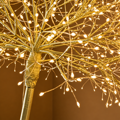 Decoro Tarassaco Rich Oro EDG Enzo De Gasperi Dettaglio MicroLED a luce calda