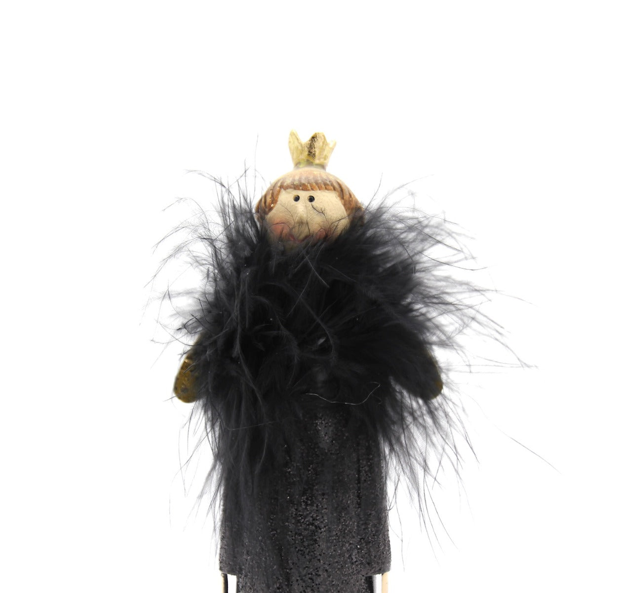 Angelo Uomo Black Dress | Decoro angelo da tavolo - 1202176