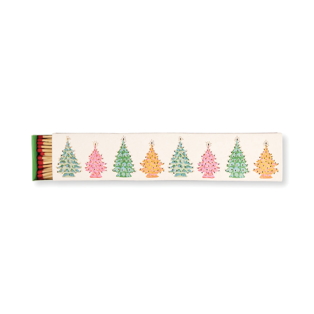 Fiammiferi Paddywax Slender Boxed Matches Christmas Trees