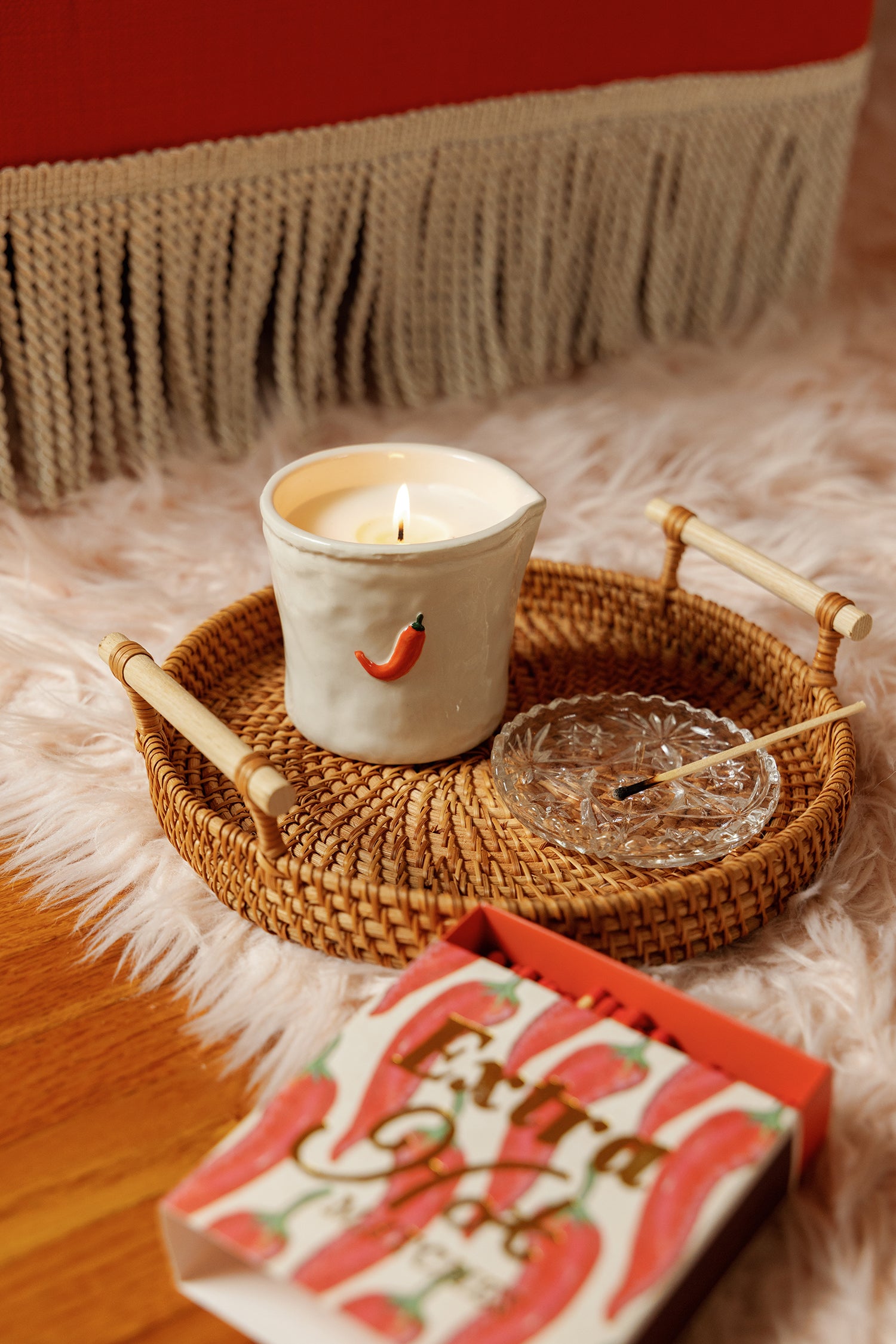 Fiammiferi Paddywax Extra Hot Square Boxed Matches con candela
