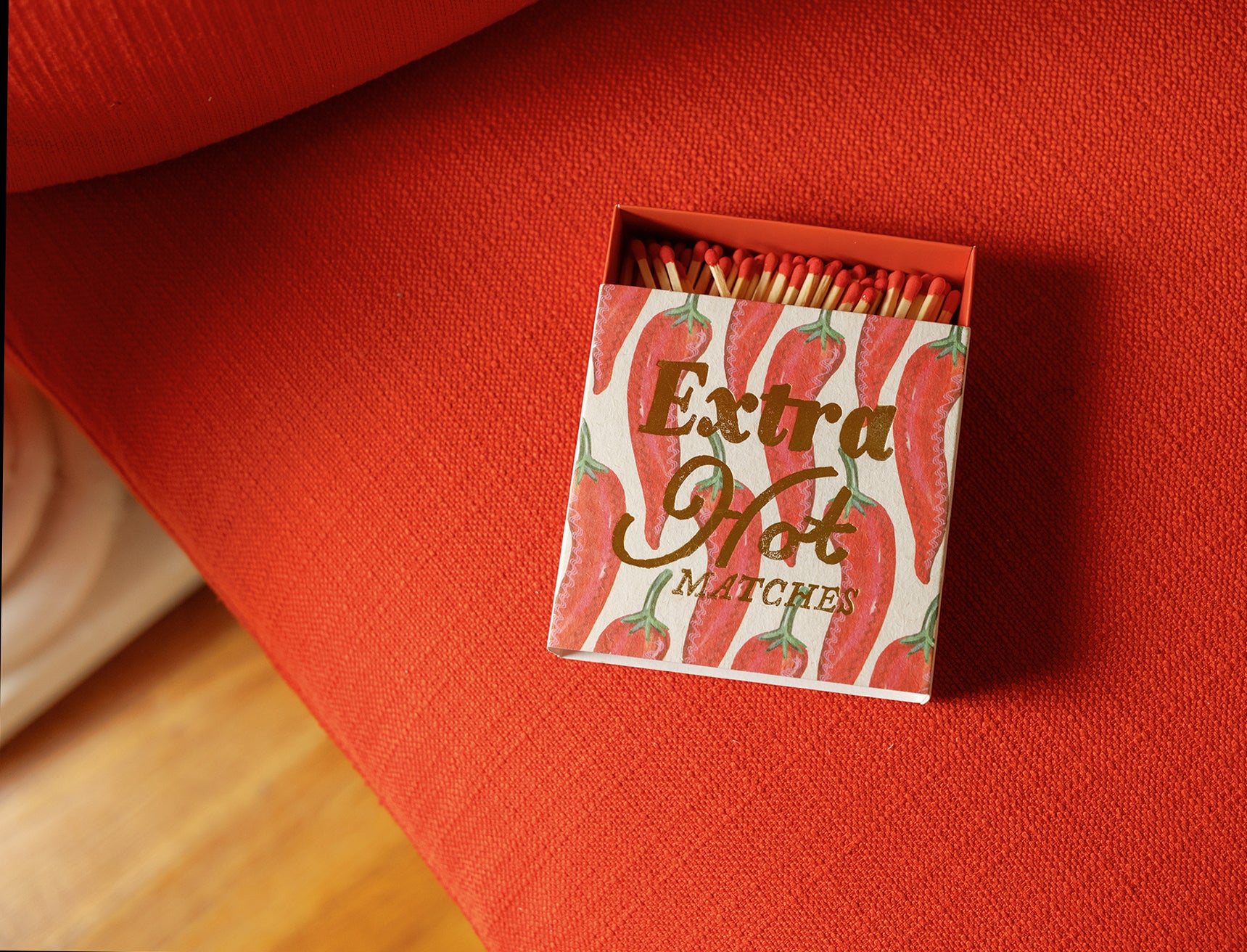 Confezione fiammiferi Paddywax Extra Hot rossa