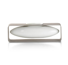 Vaso Float | vaso di design in porcellana su struttura in acciaio - 123168