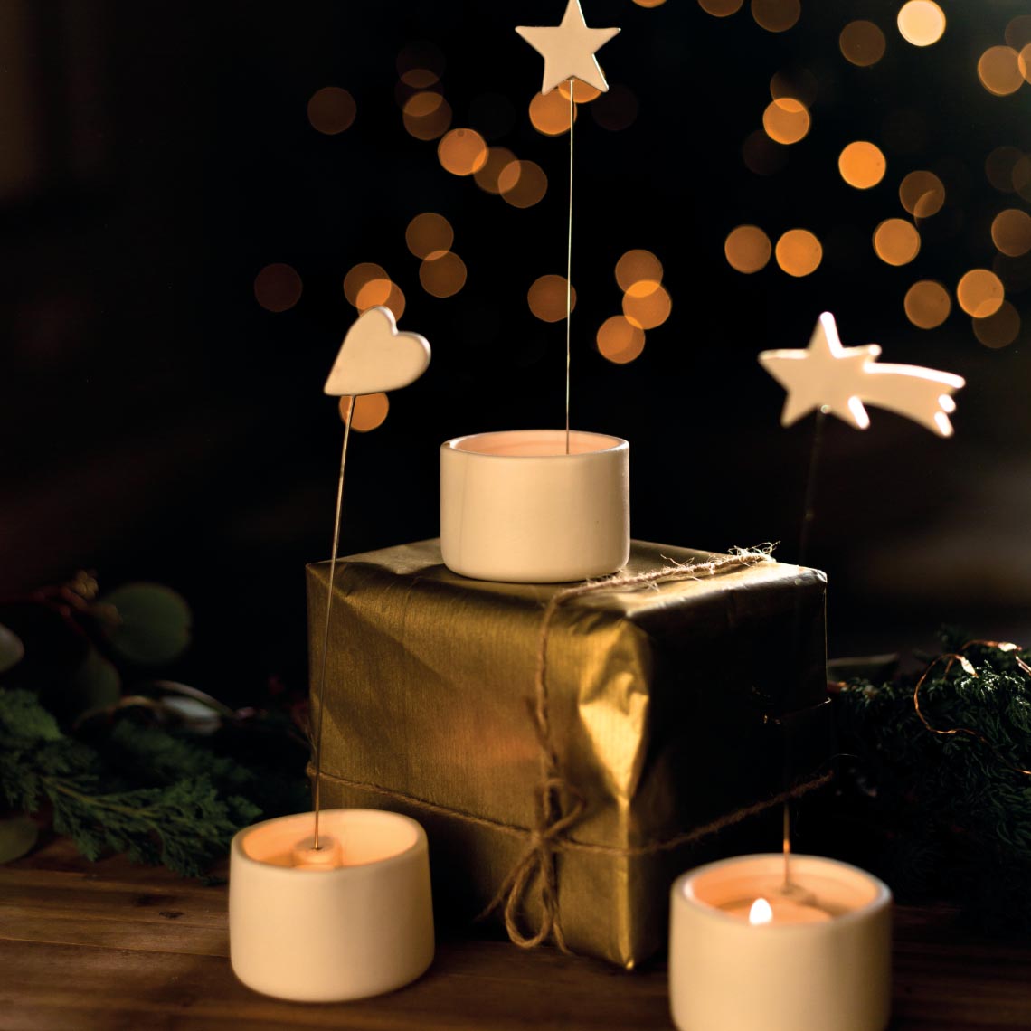 Porta Tealight Shooting Star - 4992192
