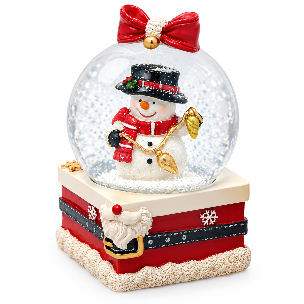 Sfera Acqua Pupazzo di Neve H 10 × Ø 8 cm EDG Enzo De Gasperi