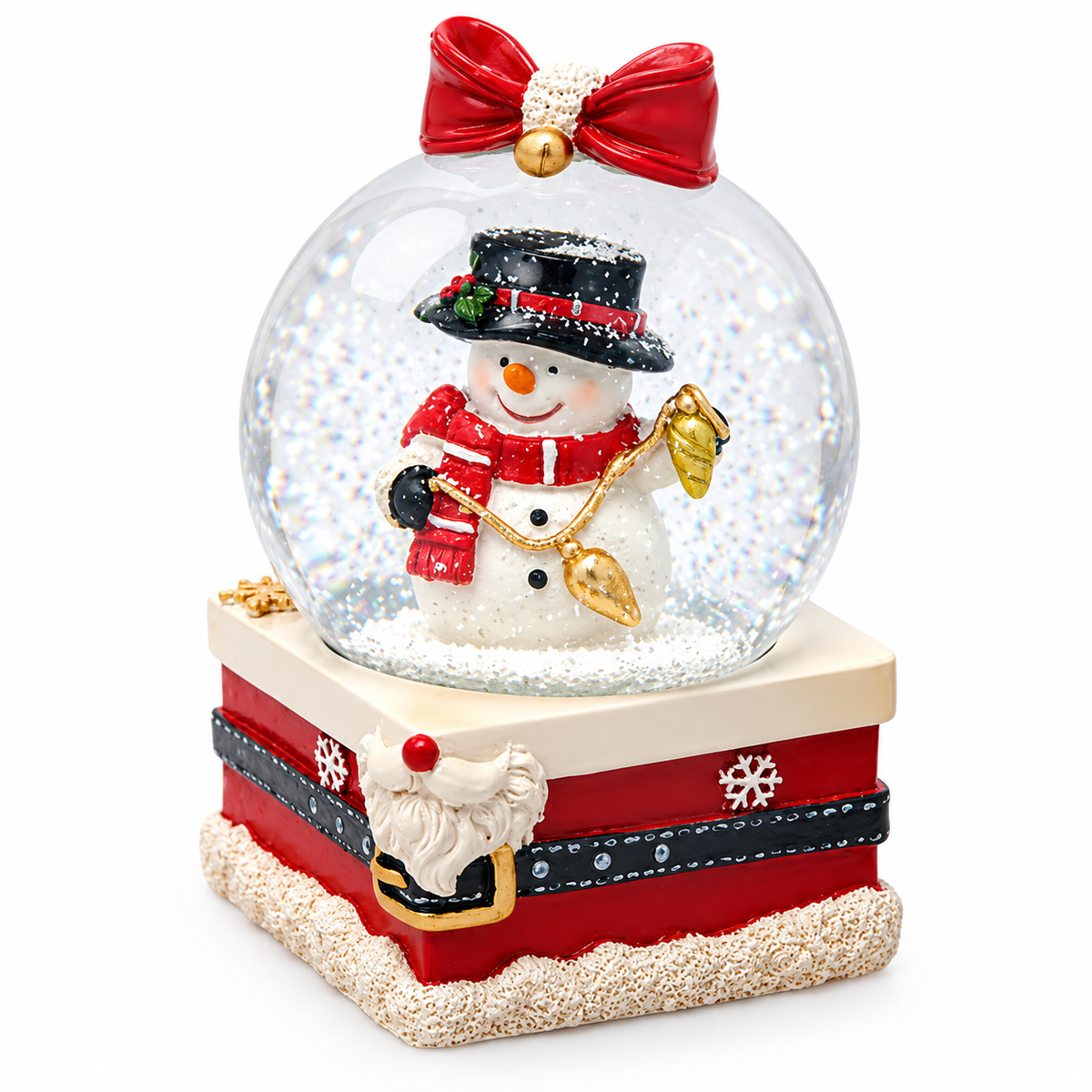 Sfera Acqua Pupazzo di Neve H 10 × Ø 8 cm EDG Enzo De Gasperi