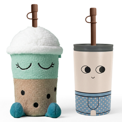 Asobu Beanie the Buzz Fuzzie – Tazza Termica 360 ml con Peluche e Tracolla