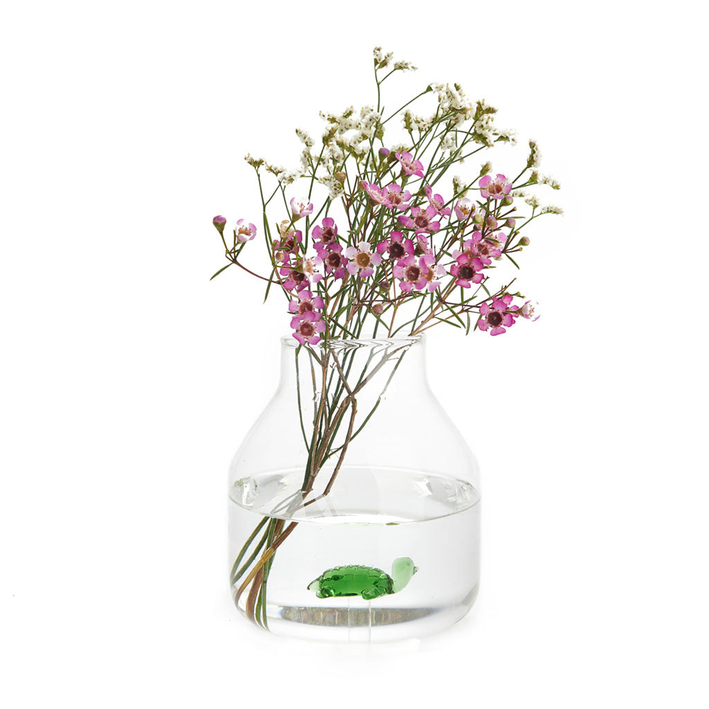 Vaso Conico Atlantis Tartaruga Verde in vetro - 27364