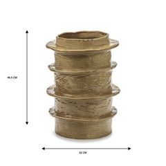 Vaso Molly 03 Medium Beige Ø 32 X H 46,5 CM | Vasi in ceramica design Marie Michielssen per Serax
