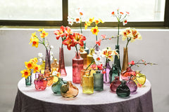 Vaso Mussarat in Vetro Organico Viola S &ndash; Eleganza e Design per la Tua Casa - 725540