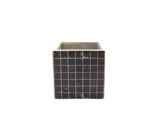 Cachepot Marie Mosaico blu H13: vasi in cemento Serax - B7217002-Blue