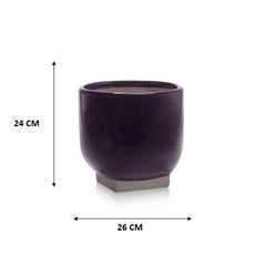 Vaso Design Rosamar 03 Viola/Grigio Kris Van Assche Serax - Gres e Cemento