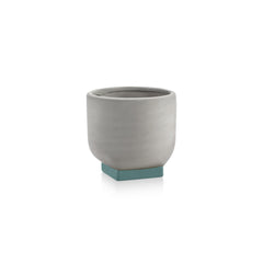 Vaso Design Rosamar 02 Grigio/Turchese Kris Van Assche Serax - Gres e Cemento