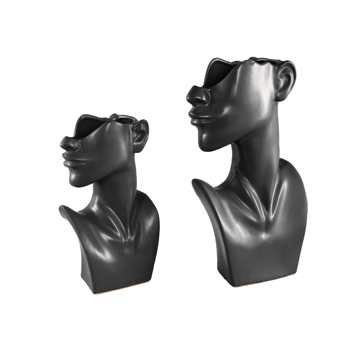Vaso Jolie Black | Vaso corpo di donna in ceramica - CONFIG0346