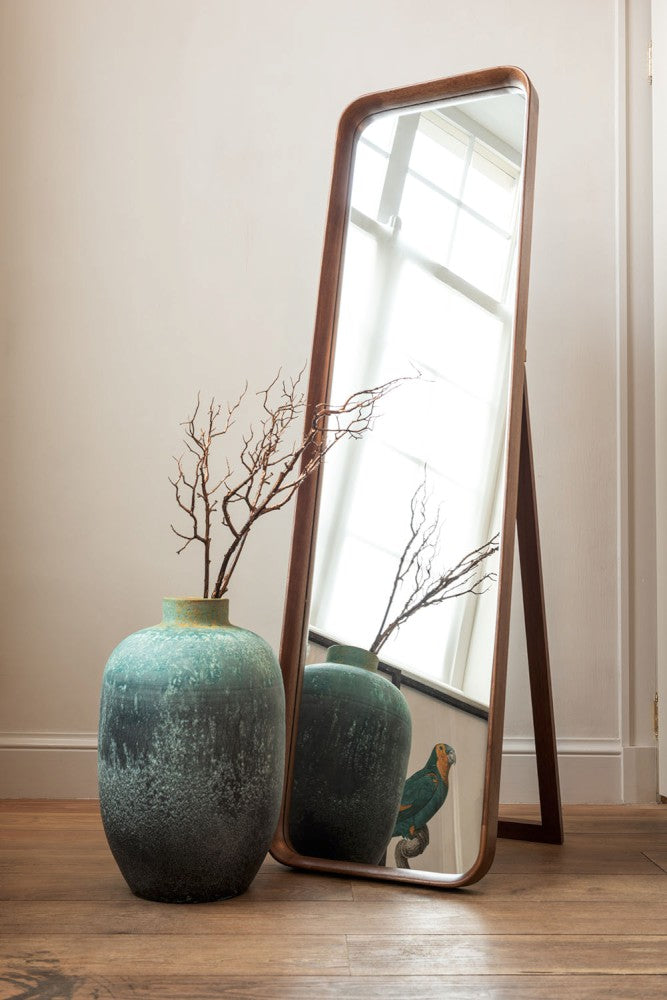 Vaso vintage in ceramica azzurro  - CONFIG0136